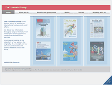 Tablet Screenshot of economistgroup.com