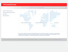 Tablet Screenshot of connect.economistgroup.com